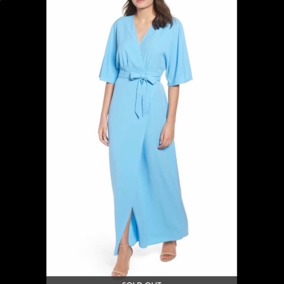 leith kimono maxi dress